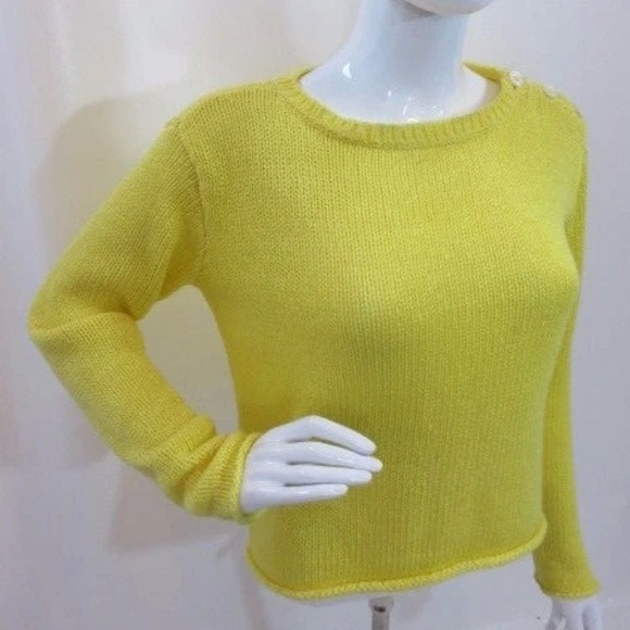 Ralph Lauren Sweaters - Ralph Lauren Yellow Knit Xs